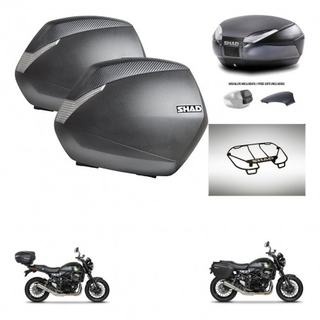 SHAD Baul SH48 tapa respaldo + soporte montaje maletas SH36 accesorios 49 L KIT-462292