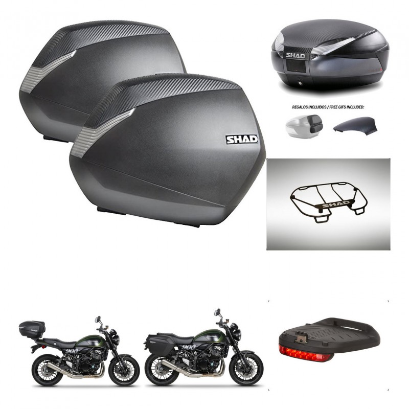SHAD Trunk SH48 backrest cover + mounting bracket SH36 suitcases accessories 49 L KIT-462298