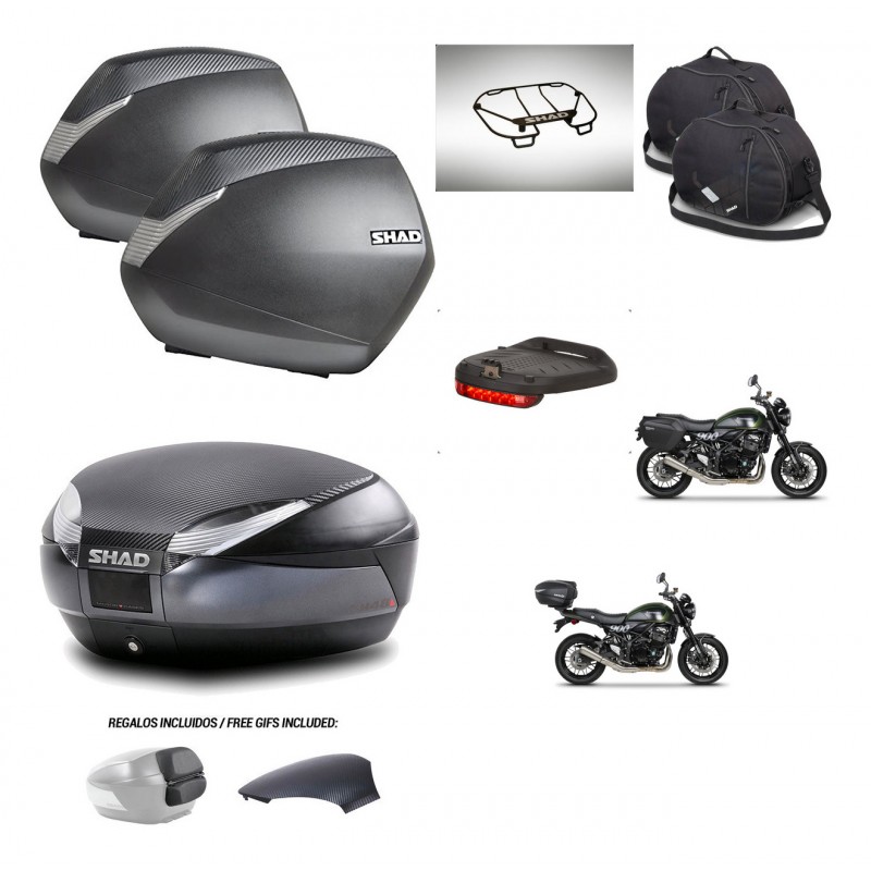 SHAD Trunk SH48 backrest cover + mounting bracket SH36 suitcases accessories 49 L KIT-462299