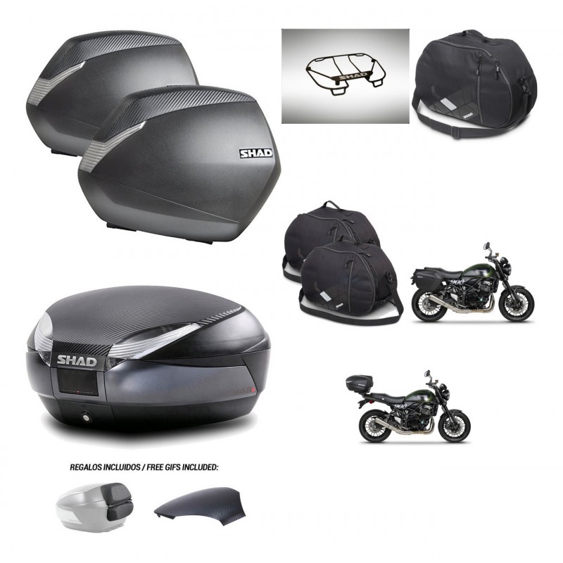 SHAD Trunk SH48 backrest cover + mounting bracket SH36 suitcases accessories 49 L KIT-462305