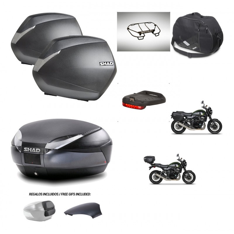SHAD Trunk SH48 backrest cover + mounting bracket SH36 suitcases accessories 49 L KIT-462310