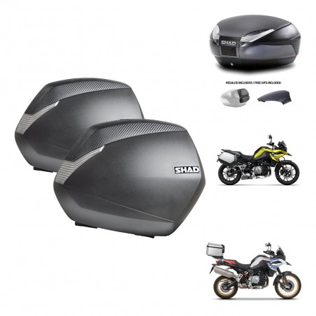 SHAD Trunk SH48 backrest cover + mounting bracket SH36 suitcases 49 L KIT-462316