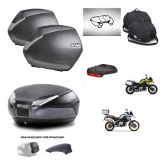 SHAD Trunk SH48 backrest cover + mounting bracket SH36 suitcases accessories 49 L KIT-462347