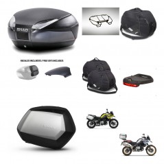 SHAD SH35 PREMIUM suitcases + mounting bracket SH48 trunk backrest cover accessories 49 L KIT-462362