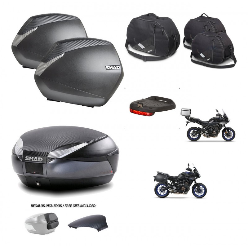SHAD Trunk SH48 backrest cover + mounting bracket SH36 suitcases accessories 49 L KIT-462383