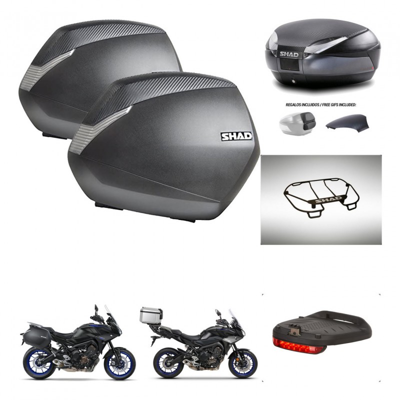 SHAD Trunk SH48 backrest cover + mounting bracket SH36 suitcases accessories 49 L KIT-462394