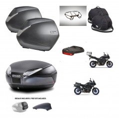 SHAD Baul SH48 tapa respaldo + soporte montaje maletas SH36 accesorios 49 L KIT-462395