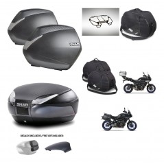 SHAD Baul SH48 tapa respaldo + soporte montaje maletas SH36 accesorios 49 L KIT-462401
