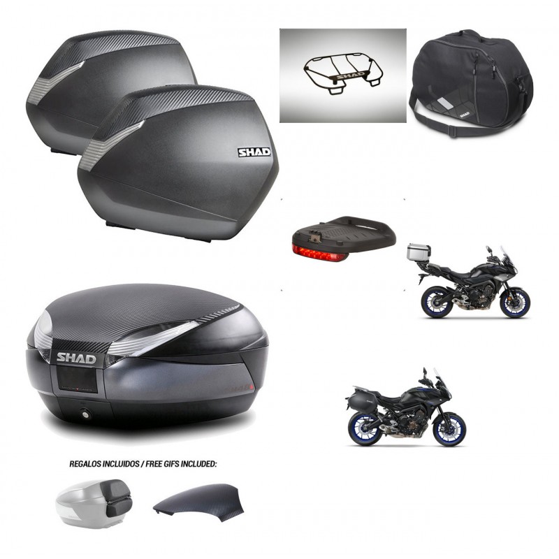 SHAD Trunk SH48 backrest cover + mounting bracket SH36 suitcases accessories 49 L KIT-462406