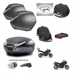 SHAD Baul SH48 tapa respaldo + soporte montaje maletas SH36 accesorios 49 L KIT-462407