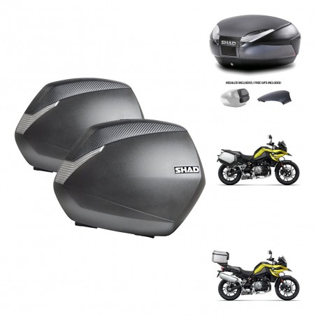 SHAD Baul SH48 tapa respaldo + soporte montaje maletas SH36 49 L KIT-462412