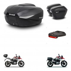 SHAD Maletas sh23 + soporte montaje baul SH58 accesorios KIT-462474