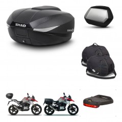 SHAD SH35 PREMIUM suitcases + mounting bracket SH58 trunk accessories KIT-462476