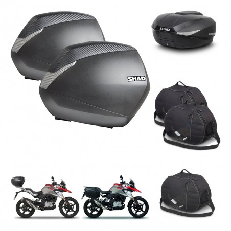 SHAD SH58 trunk + mounting bracket SH36 suitcases accessories KIT-462479