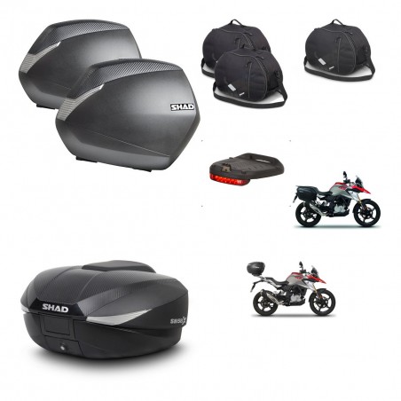 SHAD Baul SH58 + soporte montaje maletas SH36 accesorios KIT-462485