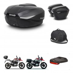 SHAD Maletas sh23 + soporte montaje baul SH58 accesorios KIT-462486