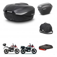 SHAD Maletas sh23 alu + soporte montaje baul SH58 accesorios KIT-462489