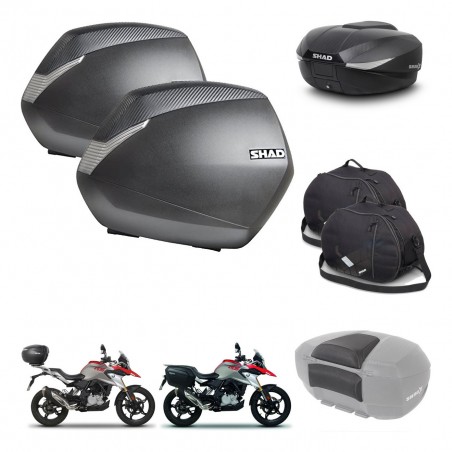 SHAD Baul SH58 + soporte montaje maletas SH36 accesorios KIT-462491