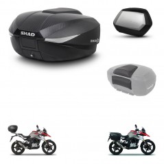 SHAD SH35 PREMIUM suitcases + mounting bracket SH58 trunk accessories KIT-462493