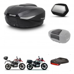 SHAD Maletas SH35 PREMIUM + soporte montaje baul SH58 accesorios KIT-462499