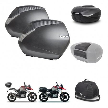 SHAD SH58 trunk + mounting bracket SH36 suitcases accessories KIT-462502