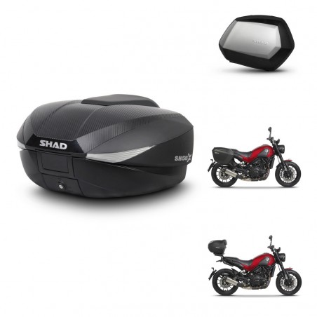 SHAD Maletas SH35 PREMIUM + soporte montaje baul SH58 KIT-462517