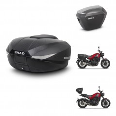 SHAD Maletas sh23 alu + soporte montaje baul SH58 KIT-462519