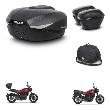 SHAD Maletas sh23 + soporte montaje baul SH58 accesorios KIT-462528