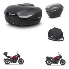SHAD Maletas sh23 alu + soporte montaje baul SH58 accesorios KIT-462531