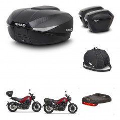 SHAD Maletas sh23 + soporte montaje baul SH58 accesorios KIT-462534