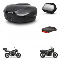 SHAD Maletas SH35 PREMIUM + soporte montaje baul SH58 accesorios KIT-462571