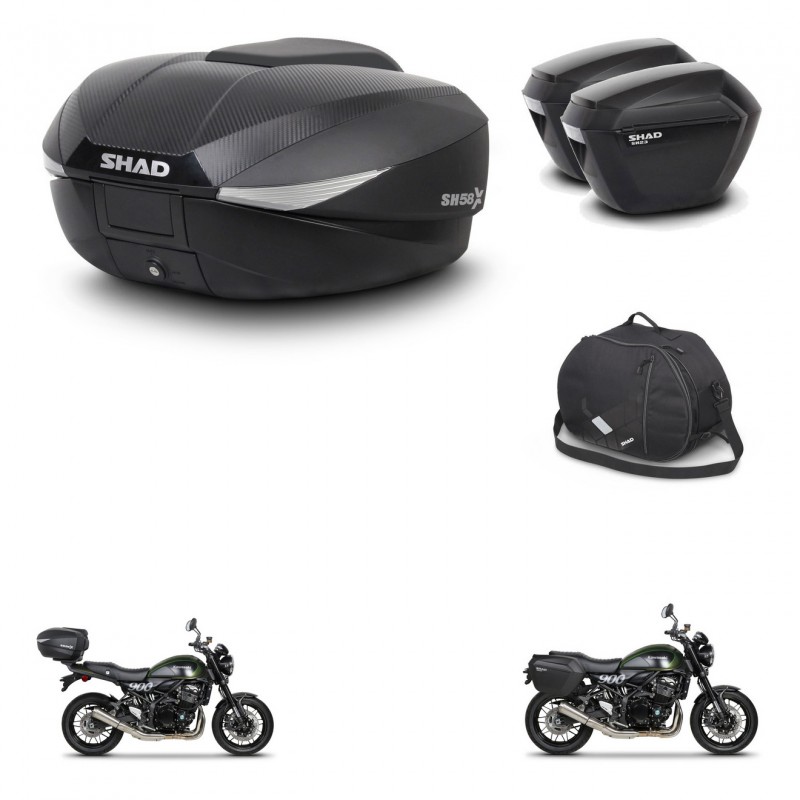 SHAD Maletas sh23 + soporte montaje baul SH58 accesorios KIT-462576