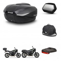 SHAD Maletas SH35 PREMIUM + soporte montaje baul SH58 accesorios KIT-462583