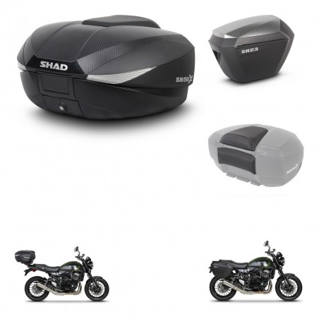 SHAD Maletas sh23 alu + soporte montaje baul SH58 accesorios KIT-462591