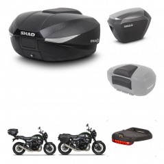 SHAD SH23 alu suitcases + mounting bracket SH58 trunk accessories KIT-462597