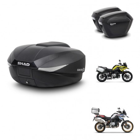SHAD Maletas sh23 + soporte montaje baul SH58 KIT-462612