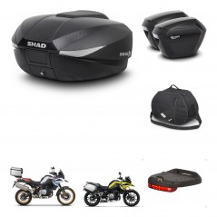SHAD Maletas sh23 + soporte montaje baul SH58 accesorios KIT-462630