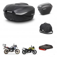 SHAD Maletas sh23 alu + soporte montaje baul SH58 accesorios KIT-462633