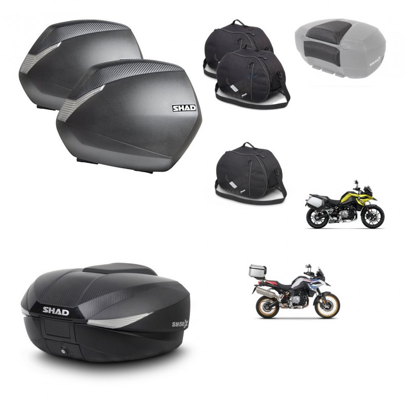 SHAD Baul SH58 + soporte montaje maletas SH36 accesorios KIT-462647