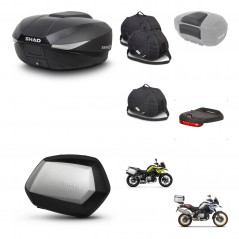 SHAD SH35 PREMIUM suitcases + mounting bracket SH58 trunk accessories KIT-462656