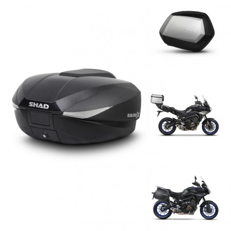 SHAD Maletas SH35 PREMIUM + soporte montaje baul SH58 KIT-462661