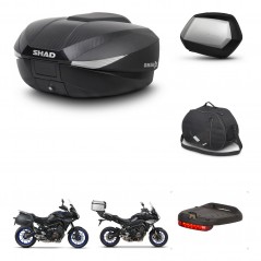SHAD Maletas SH35 PREMIUM + soporte montaje baul SH58 accesorios KIT-462679