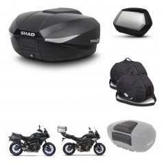 SHAD Maletas SH35 PREMIUM + soporte montaje baul SH58 accesorios KIT-462686