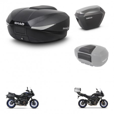 SHAD Maletas sh23 alu + soporte montaje baul SH58 accesorios KIT-462687