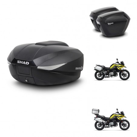 SHAD Maletas sh23 + soporte montaje baul SH58 KIT-462708