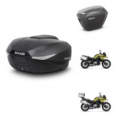 SHAD Maletas sh23 alu + soporte montaje baul SH58 KIT-462711