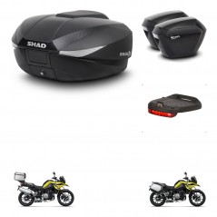SHAD Maletas sh23 + soporte montaje baul SH58 accesorios KIT-462714