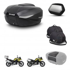SHAD SH35 PREMIUM suitcases + mounting bracket SH58 trunk accessories KIT-462734