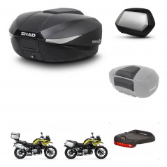 SHAD Maletas SH35 PREMIUM + soporte montaje baul SH58 accesorios KIT-462739