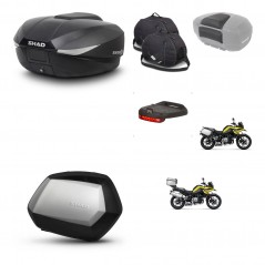SHAD SH35 PREMIUM suitcases + mounting bracket SH58 trunk accessories KIT-462740